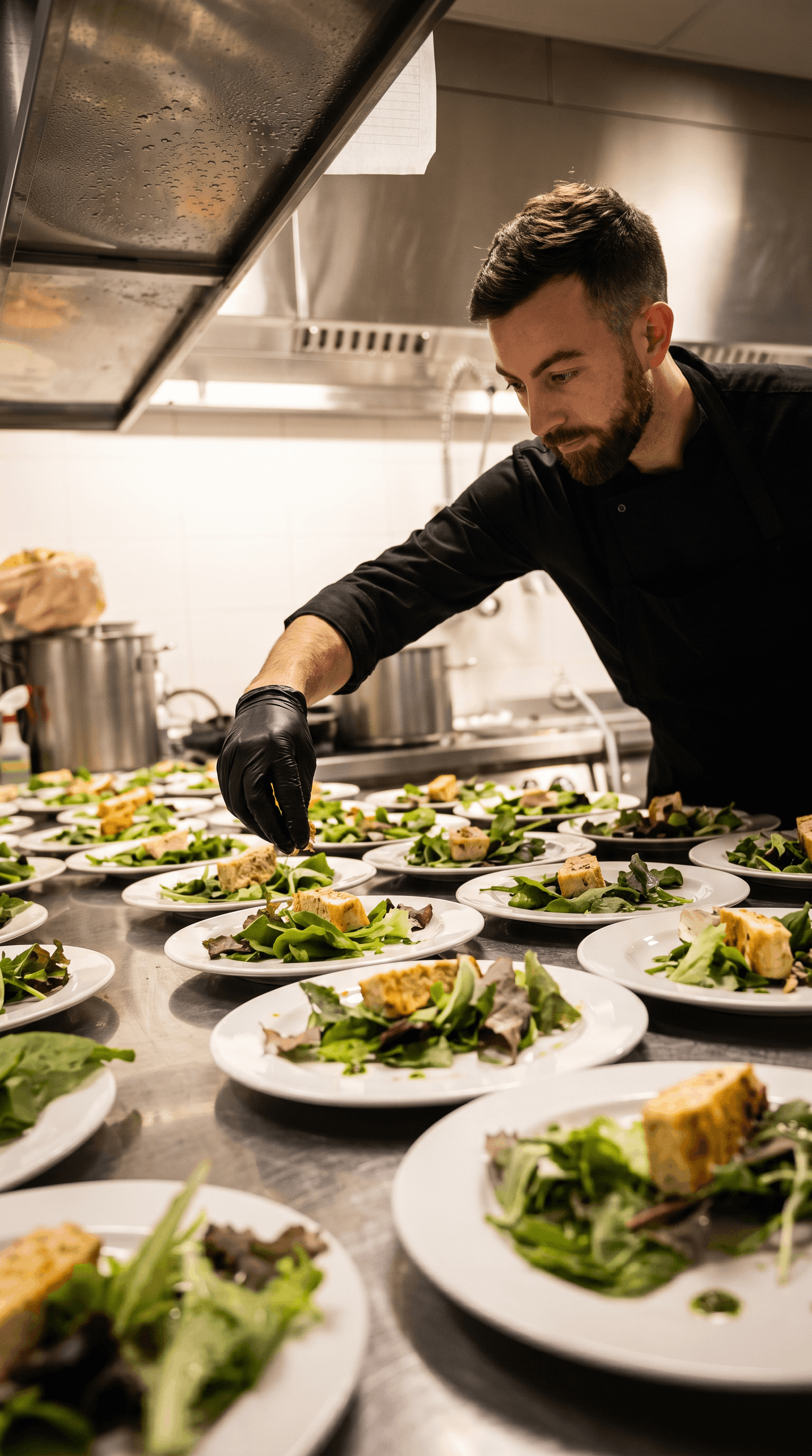 Le chef en cuisine