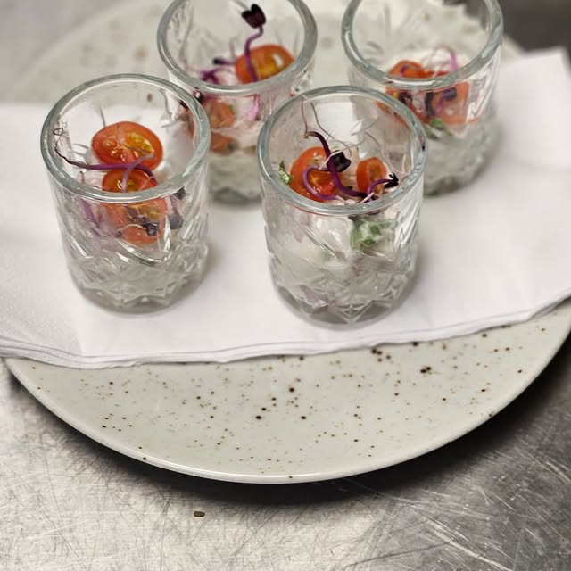 Verrines tomates cerises